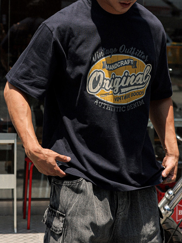 (L-5XL)<BR>마그론 半そでティー