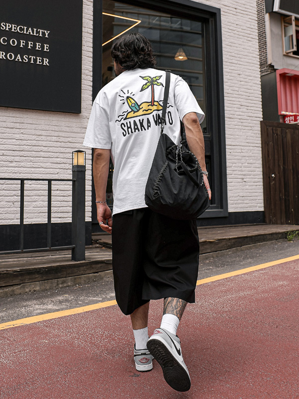 (L-5XL)<BR>사카바토 半そでティー <br><font color="#098a09"><B>長さを選択 (基本的な,ロング+6cm)</B></font>