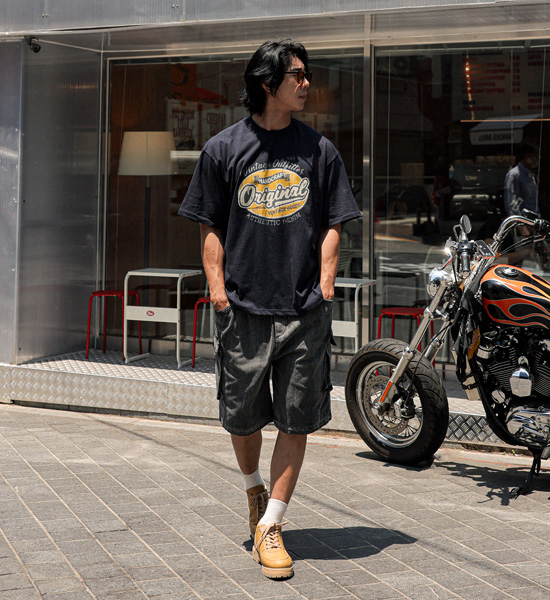 (L-5XL)<br>사리야 カーゴバンディングショートパンツ 262