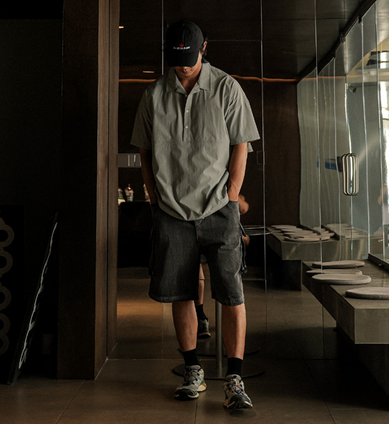 (L-5XL)<br>사리야 カーゴバンディングショートパンツ 262