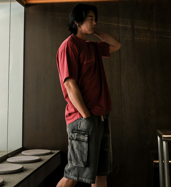 (L-5XL)<br>사리야 カーゴバンディングショートパンツ 262