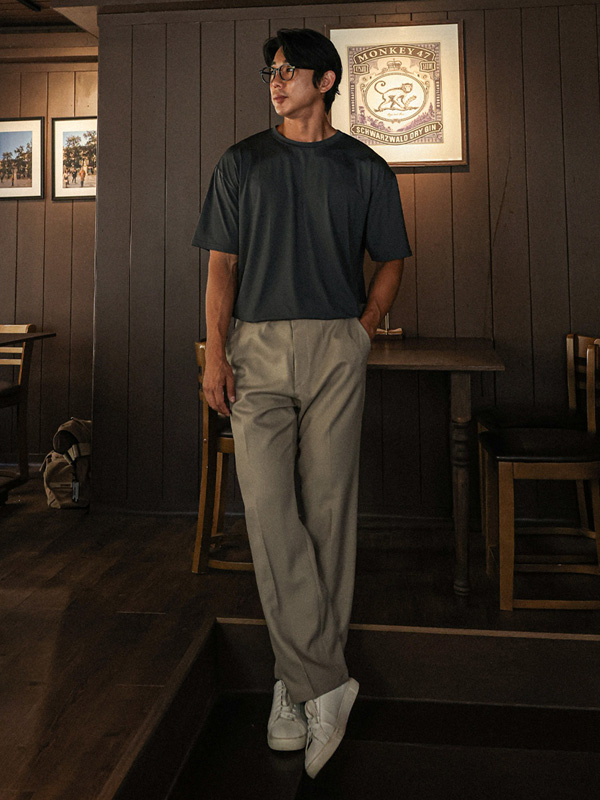 (L-5XL)<br>이그리츠 機能性 半そでティー <br><font color="#098a09"><B>長さを選択 (基本的な,ロング+6cm)</B></font>