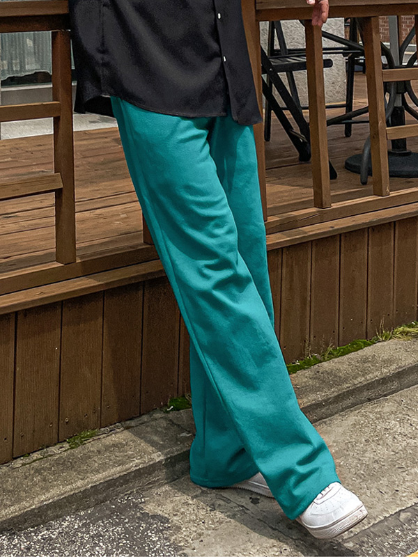 (S-4XL)<BR>코두바 セミワイドフィット バンディングパンツ