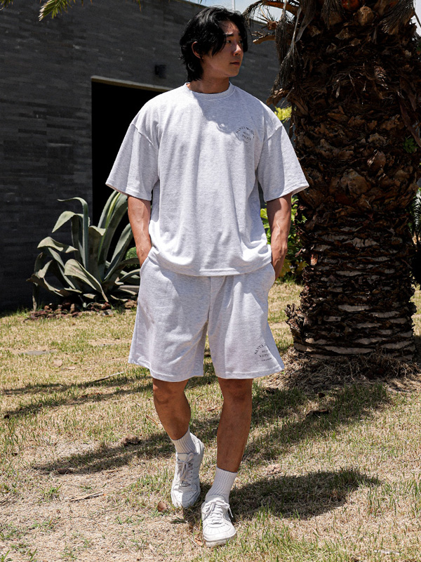 (XL-6XL)<BR>디하시 半そでティー+하파다 バンディング半ズボン