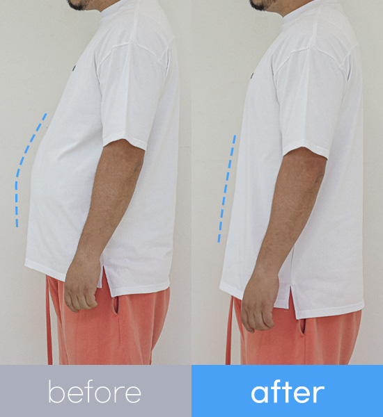 (L-5XL)<BR>마크타퍼 補正袖なしシャツ<br><font color="#fb5ec9"><B>[1+1]</B></font>