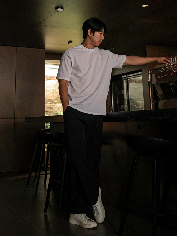 (L-5XL)<br>바카니야 メッシュ半袖Tシャツ T003