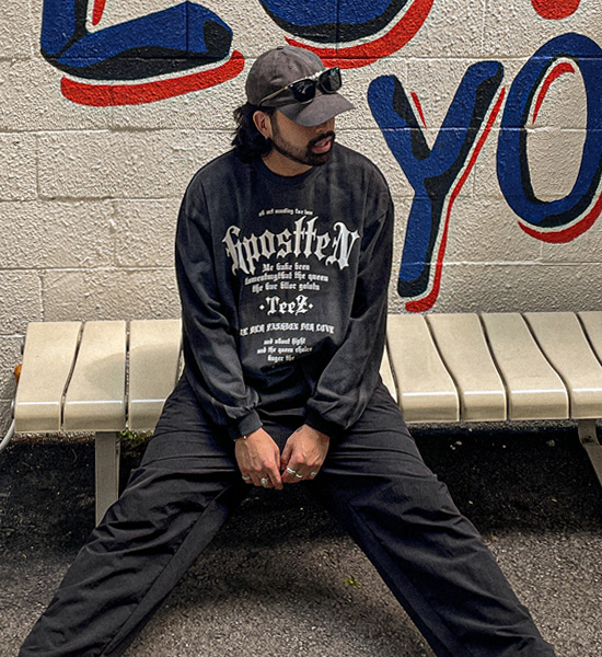 (XL-6XL)<BR>스탠더티 長袖Tシャツ