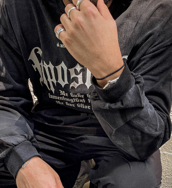 (XL-6XL)<BR>스탠더티 長袖Tシャツ