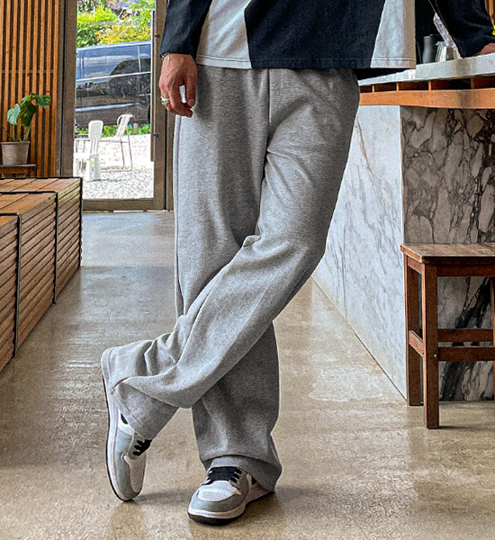 (S-4XL)<BR>코두바 セミワイドフィット バンディングパンツ