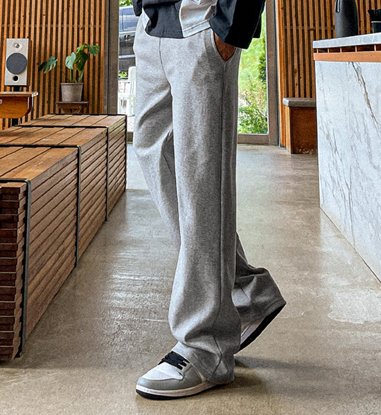 (S-4XL)<BR>코두바 セミワイドフィット バンディングパンツ