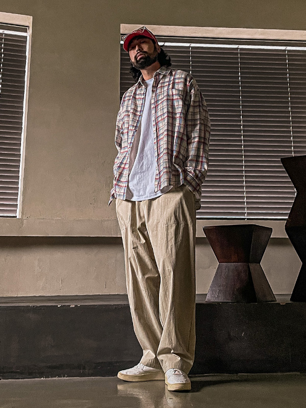 (XL-6XL)<br>쿠파노 セミワイドフィット 퍼티그밴딩팬츠