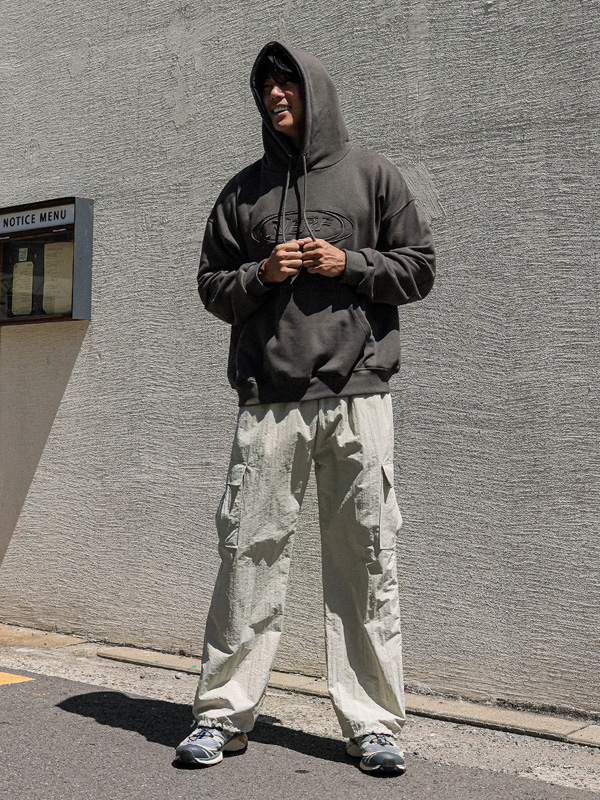 (XL-6XL)<BR>프엘 フードティーシャツ