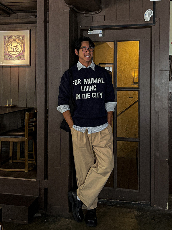 (L-5XL)<BR>나다크아 ニット