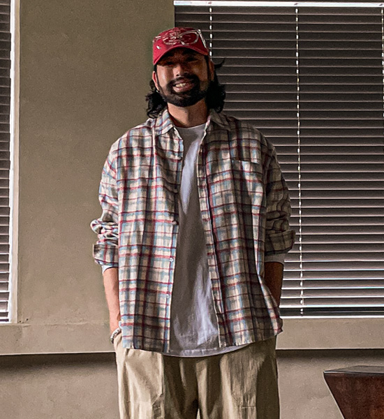 (XL-6XL)<BR>히크파드 チェック柄のシャツ