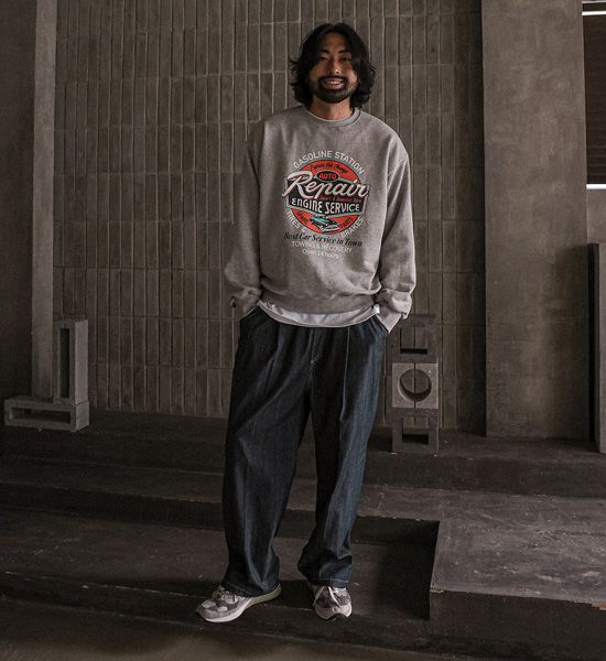 (XL-6XL)<BR>마우퍼 マンツーマン <br><font color="#098a09"><B>長さを選択 (基本的な,ロング+6cm)</B></font>