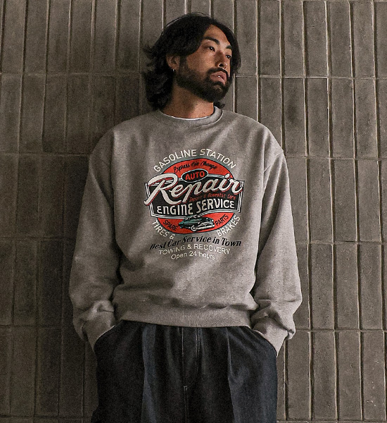 (XL-6XL)<BR>마우퍼 マンツーマン <br><font color="#098a09"><B>長さを選択 (基本的な,ロング+6cm)</B></font>