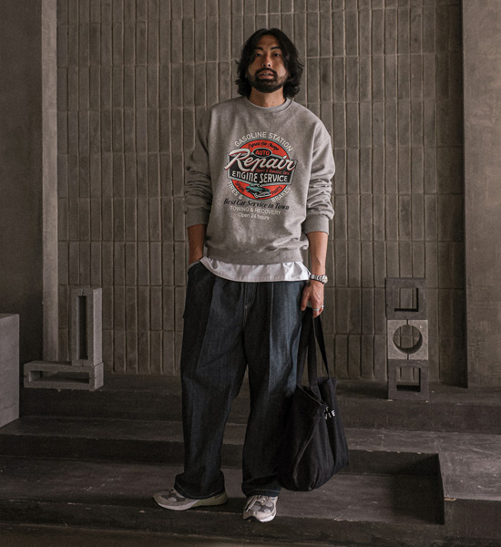 (XL-6XL)<BR>마우퍼 マンツーマン <br><font color="#098a09"><B>長さを選択 (基本的な,ロング+6cm)</B></font>