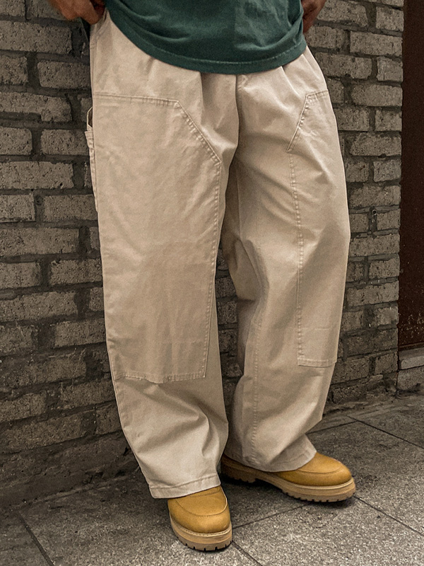 (L-4XL)<BR>아치호 セミワイドフィット バンディングパンツ