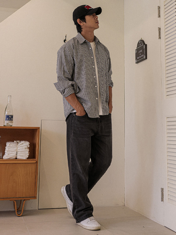 (S-5XL)<br>윌킨슨 標準フィット デニムパンツ 809