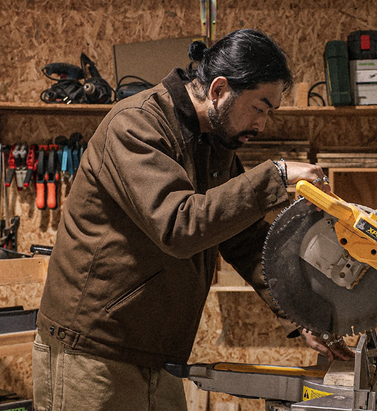 (L-6XL)<br>바도더 作業ジャケット J001