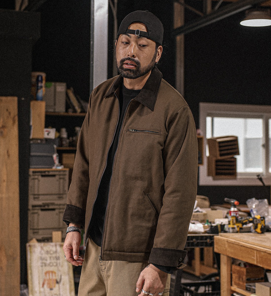 (L-6XL)<br>바도더 作業ジャケット J001