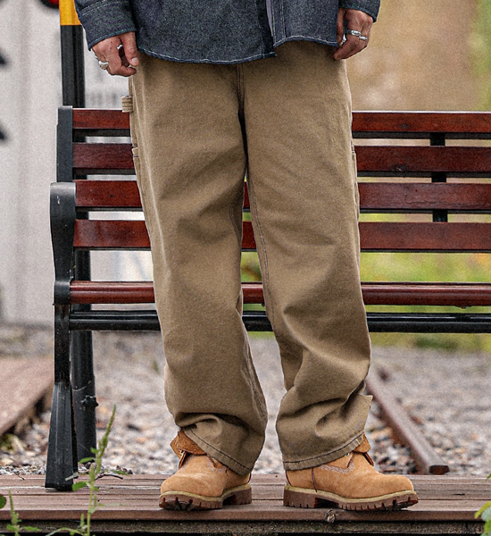 (S-5XL)<BR>퓨로 セミワイドフィット ウォンクパンツ <br><font color="#098a09"><B>長さを選択 (基本的な,ロング+8cm)</B></font>