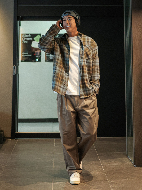 (M-5XL)<BR>타만루 セミワイドフィット バンディングパンツ S71