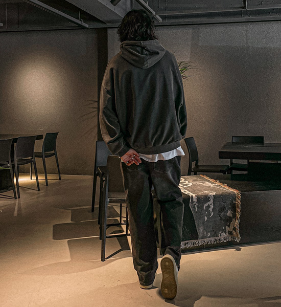 (L-4XL)<BR>비스타라 標準フィット デニムバンディングパンツ