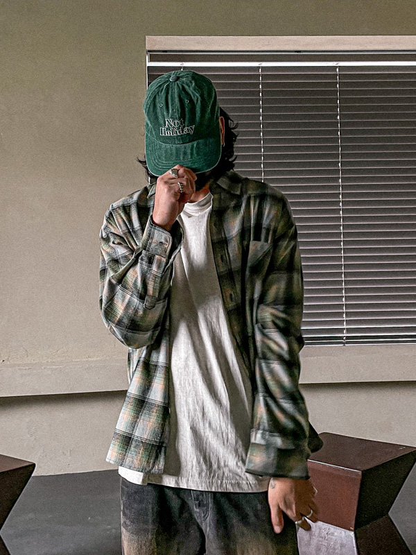 (L-5XL)<BR>토마다루 チェック柄のシャツ