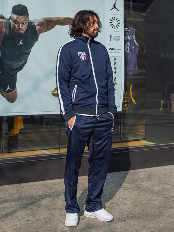 (L-5XL)<BR>바라볼수 없는 프랑스 짚업