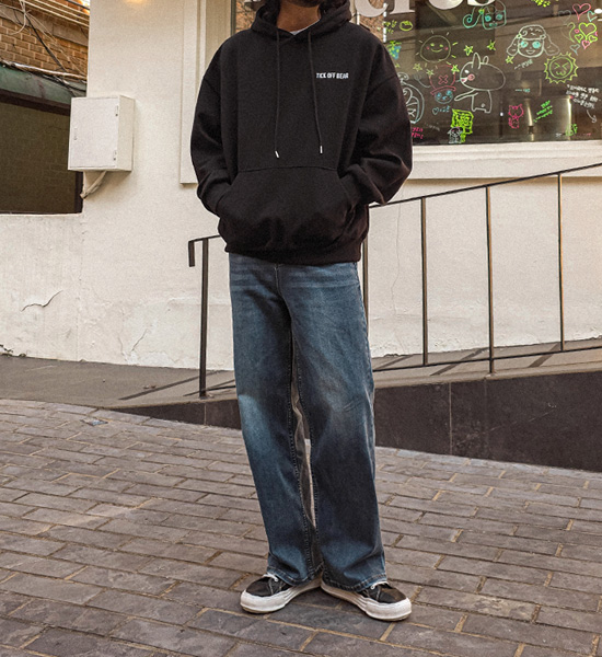 (XL-6XL)<BR>로츠마트 フードティーシャツ