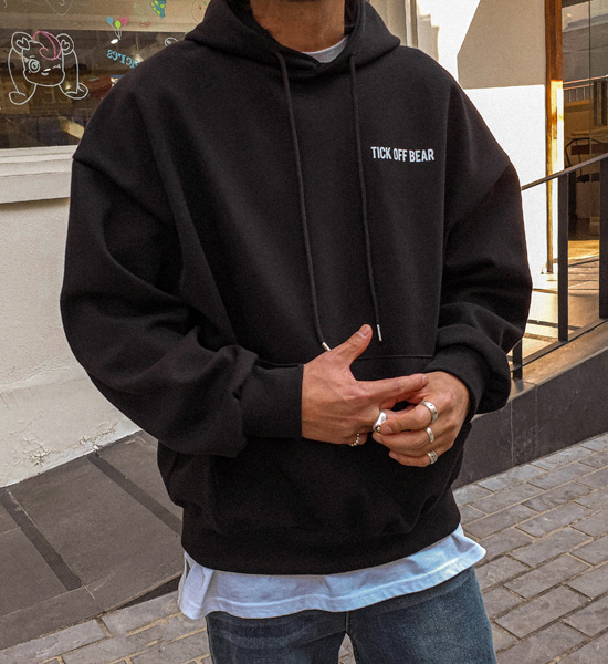 (XL-6XL)<BR>로츠마트 フードティーシャツ