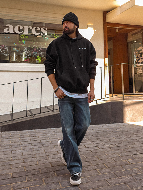 (XL-6XL)<BR>로츠마트 フードティーシャツ