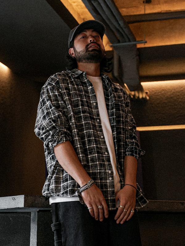 (XL-5XL)<BR>코우스비 チェック柄のシャツ