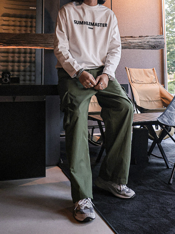 (L-5XL)<br>클라바치 長袖Tシャツ 2936