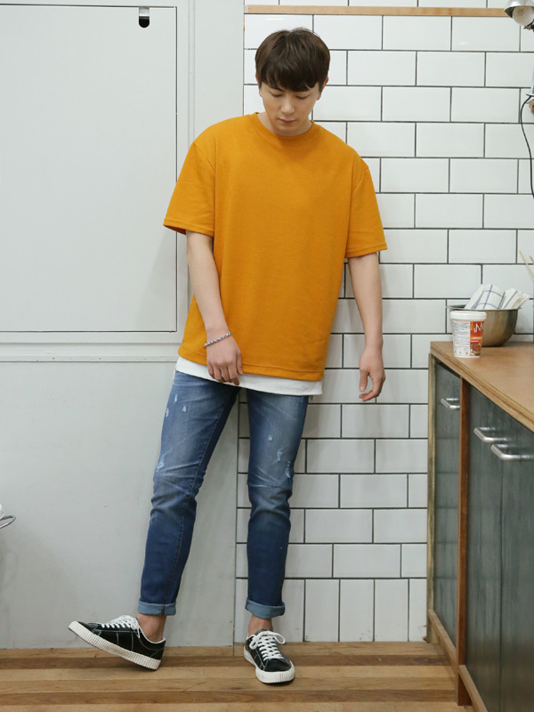 (L-5XL)<br>내일 만나 半そでティー