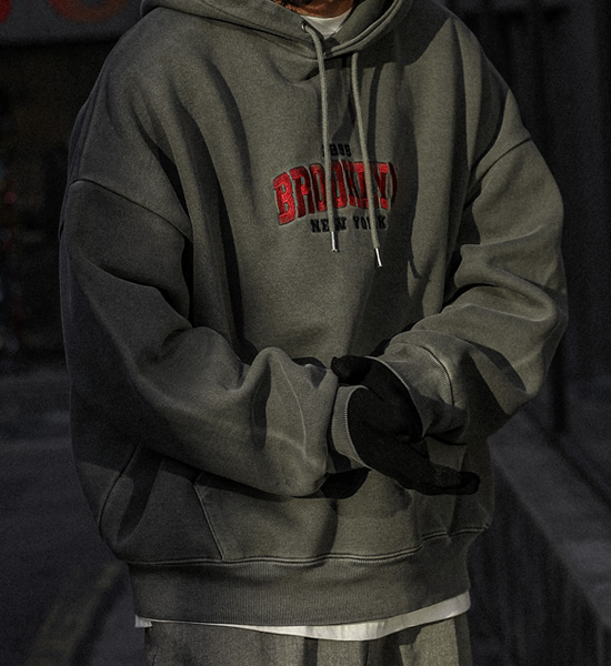 (XL-6XL)<BR>우츠보트 顔料 フードティーシャツ T013