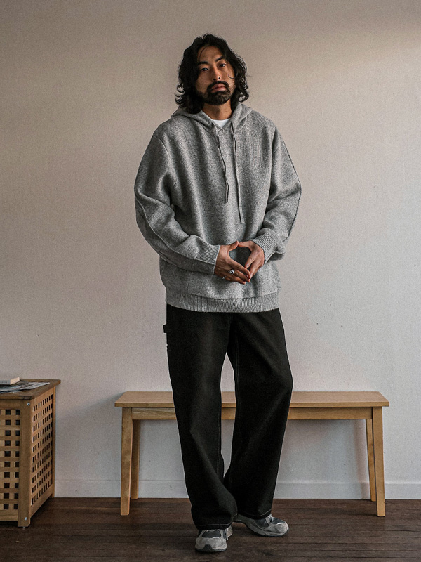 (M-5XL)<BR>코밸리스 니트후드