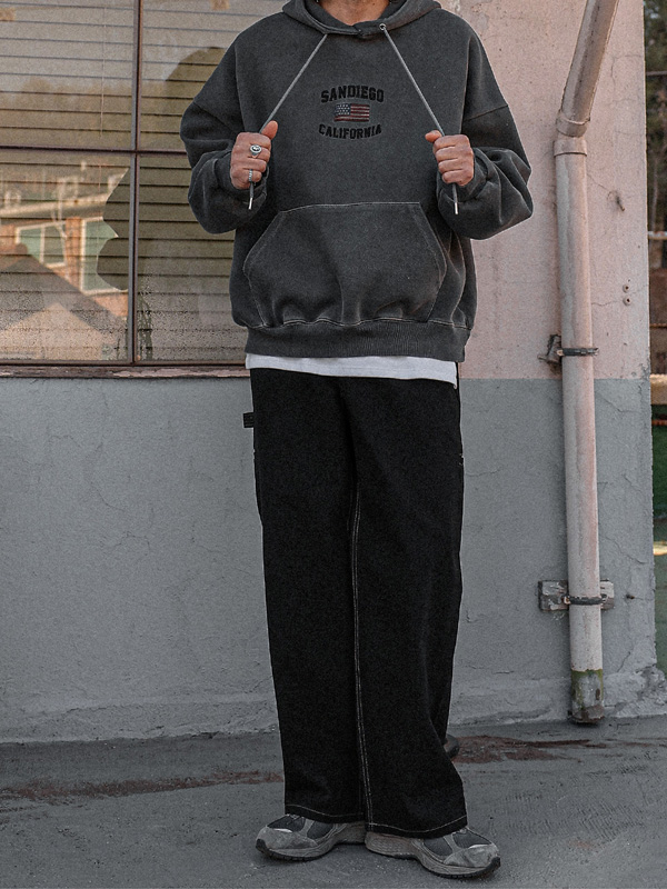 (S-5XL)<BR>퓨로 セミワイドフィット ウォンクパンツ <br><font color="#098a09"><B>長さを選択 (基本的な,ロング+8cm)</B></font>