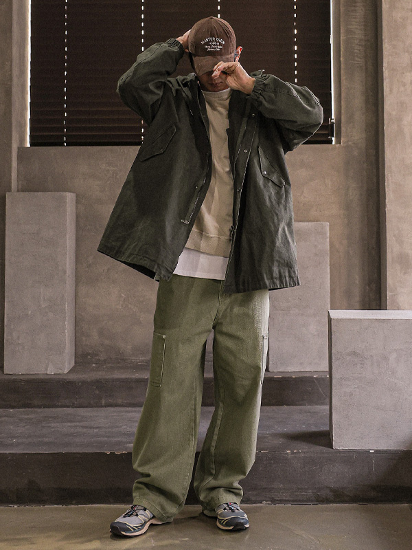 (XL-6XL)<BR>추티야 フード付きフィールドジャケット 88595