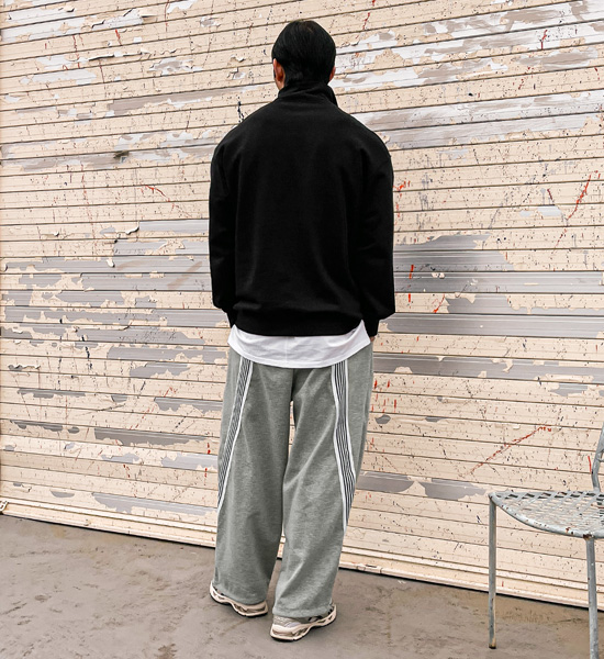 (2XL-5XL)<BR>타비더 ハーフジップアップ