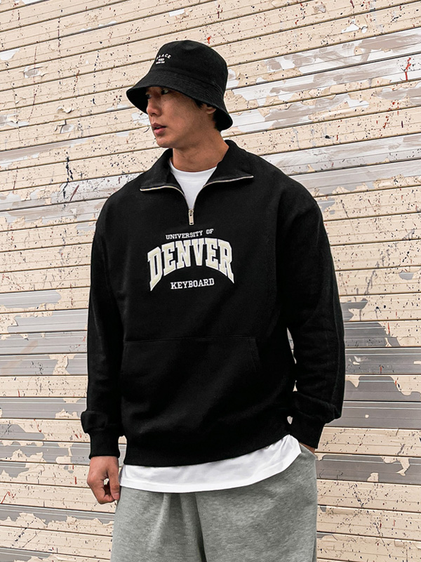 (2XL-5XL)<BR>타비더 ハーフジップアップ