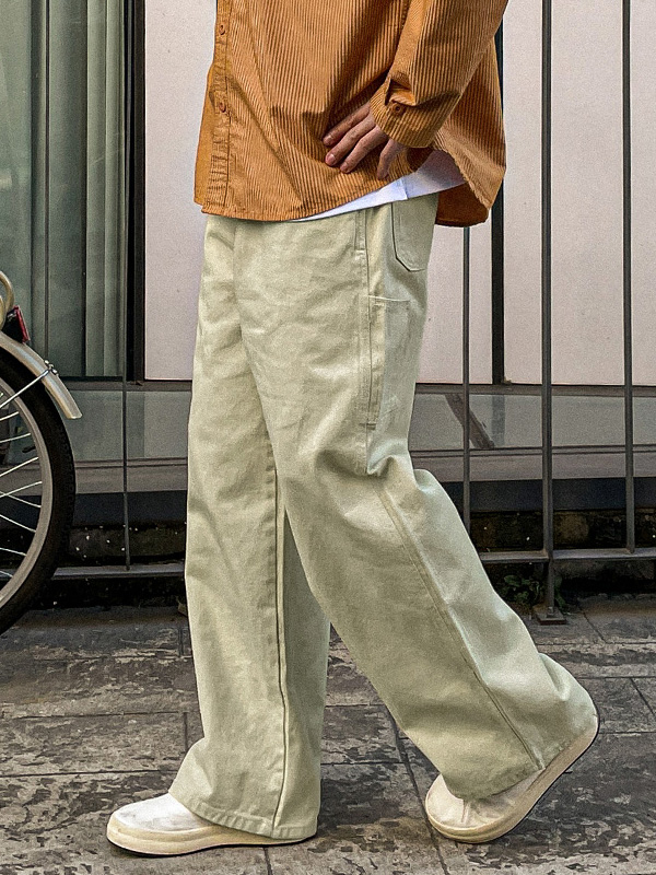 마투라타 セミワイドフィット 綿パンツ