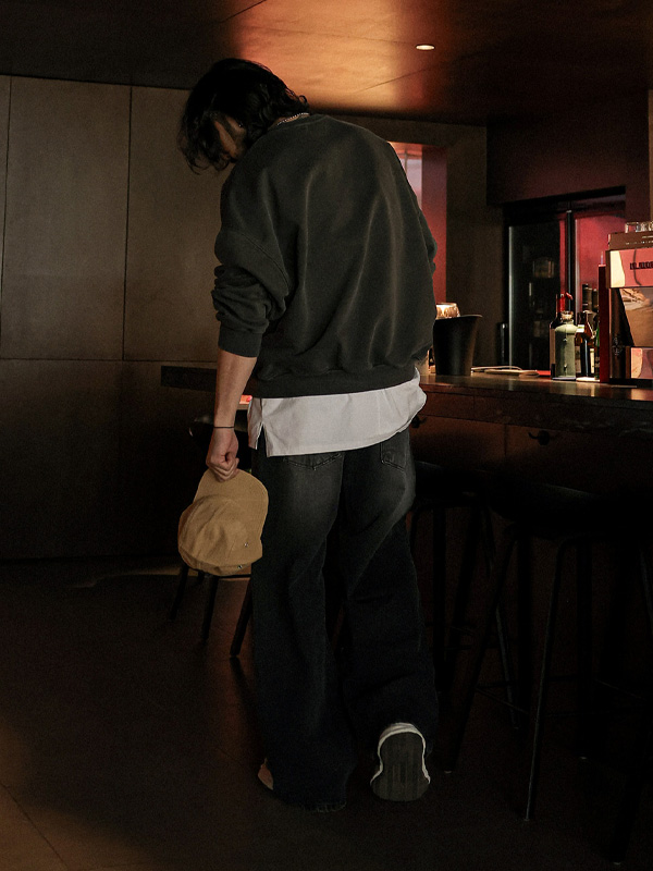 (XL-6XL)<br>태드나 ワイドフィット デニムバンディングパンツ RA-1077