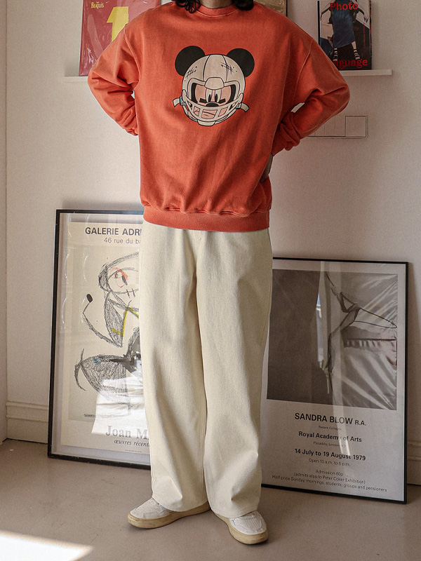 <br><font color="#fd0303">[365SALE]</font><br><font color="#2046a7">★교환/반품불가★</font><br>스므치 セミワイドフィット 綿パンツ