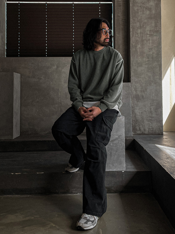 (XL-5XL)<br>티마나 니트맨투맨