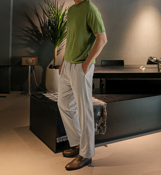 (S-3XL)<br>카란즈 スリムフィット バンディングパンツ<br><font color="#fb5ec9"><B>[1+1]</B></font>