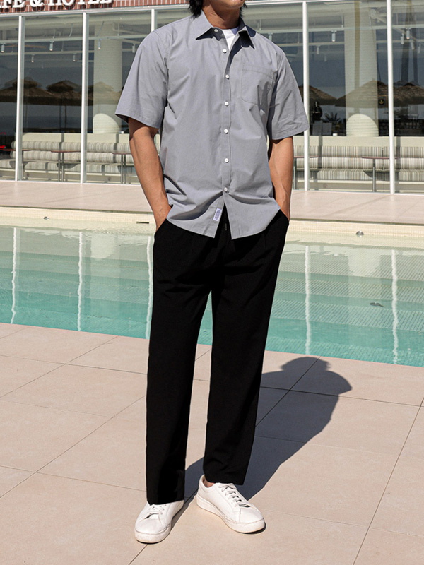 (M-5XL)<BR>바바디 標準フィット バンディングパンツ