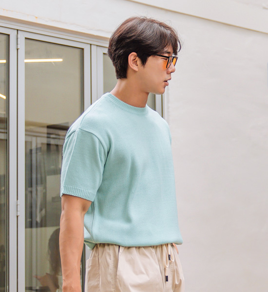 (L-5XL)<br>헤이미쉬 半袖のニット