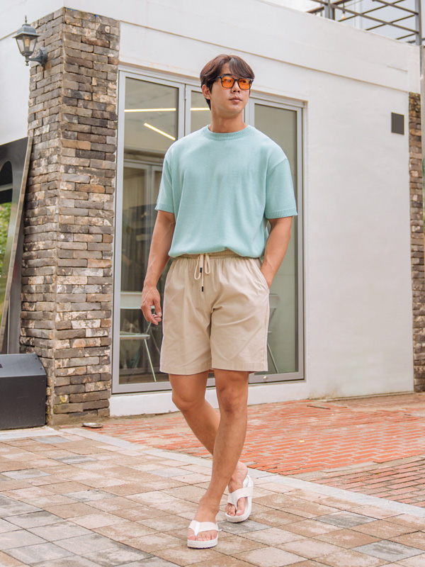 (L-5XL)<br>헤이미쉬 半袖のニット